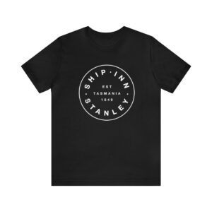 Black - Unisex Jersey Tee - Ship Inn Stanley