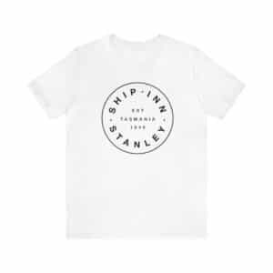 Mustard OR White - Unisex Jersey Tee - Ship Inn Stanley